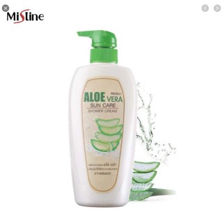 Mistine Aloe Vera Sun Care Shower Cream 500 ml. ครีมอาบน้ำ มิสทีน อโล เวร่า ซันแคร์ สูตรว่านหางจระเข้