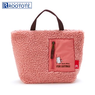 [ส่งตรงจากญี่ปุ่น] Sanrio Hello Kitty Rootote Derivore กระเป๋าโท้ท สีชมพู ตัวละคร Sanrio ใหม่