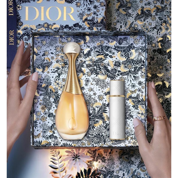 Dior J’ADORE SETเซ็ตของขวัญ J'adore  น้ำหอมอันทรงเอกลักษณ์ของดิออร์ และขวดสำหรับพกพา