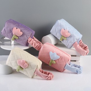 กระเป๋าจัดระเบียบ กระเป๋าเครื่องสำอาง ผ้าลูกฟูกใบสั้น(GC-164…