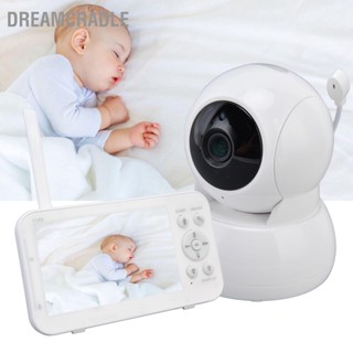 Dreamcradle มอนิเตอร์เด็ก ไร้สาย 5 นิ้ว หมุนได้ 355 องศา หน้าจอ Hd 720P ไฟอินฟราเรด Led 100‐240V