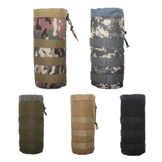 [LUC] Molle กระเป๋าใส่ขวดน้ํา แบบเชือกรูด เปิดก้นตาข่าย สําหรับเล่นกีฬา เดินทาง