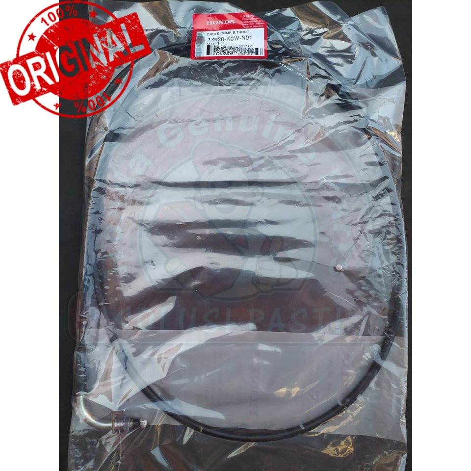 ต้นฉบับ!! สายแก๊ส AHM B ADV 150 ดั้งเดิม 17920-K0W-N01 17920K0WN01 รับประกันฮอนด้าแท้ 100% ~゚