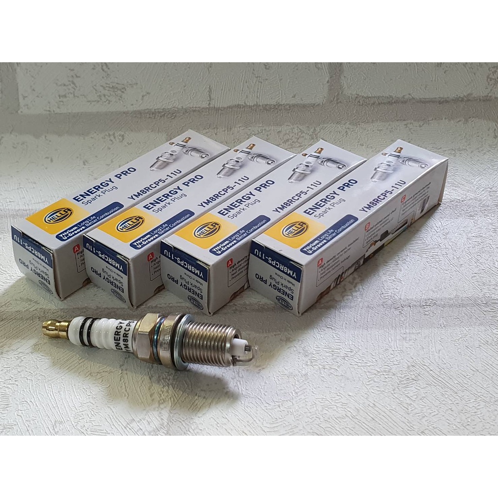 หัวเทียน Chevrolet Cruze J300 ( 2008 - 2018 ) รุ่น 1.6, 1.8 ชุด 4 หัว ระยะการใช้งาน 40,000 กม Hella YM8RCP5-11U