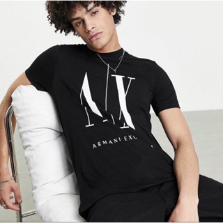 ⏸ARMANI EXCHANGE LOGO PRINT T-SHIRT เสื้อยืดคอกลมแขนสั้นแบรนด์