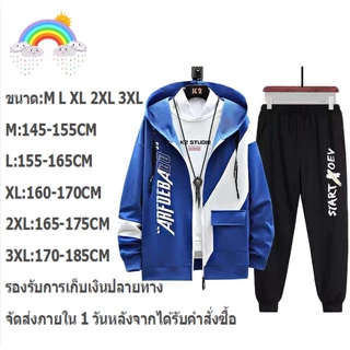 เสื้อกันหนาวเสื้อฮู้ด hoddies สไตล์เกาหลี เสื้อผ้ากันหนาว 3สี(สีดำ ขาว สีน้ำเงิน)สินค้าพร้อมส่งเก็บเงินปลายทางไ