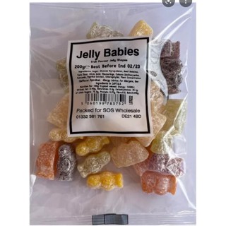 Jelly babies 200g - bumper bag