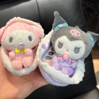 พวงกุญแจ จี้ตุ๊กตาการ์ตูน Sanrio Melody Kuromi Cinnamoroll Baby Series Kawaii Pacifier ของเล่นสําหรับเด็ก