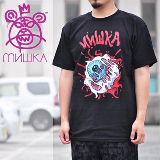 เสื้อยืดผ้าฝ้าย Sanc6 {พร้อมส่ง เสื้อยืดแขนสั้น พิมพ์ลาย Mishka Mnwka Exploding Keep Watch พลัสไซซ์ ไซซ์ XS-4xl สําหรับผ