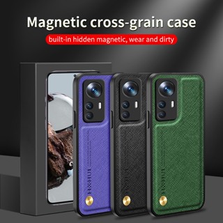 Car Magnetic Holder Leather Case For Xiaomi Mi 12t Pro 11T 5G Xaomi Xiomi 12TPro 11TPro 12 11 T Camera Shockproof Cover Fundas