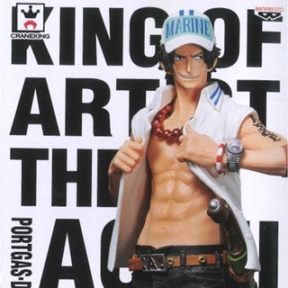 Ace ของแท้ JP แมวทอง - King of Artist Banpresto [โมเดลวันพีช]