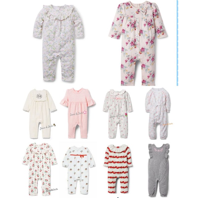 Gymboree, Janie and Jack, Carter ชุดหมี ชุดนอน ชุดบอดี้สูทเด็กผู้หญิง ชุดเด็กหญิง