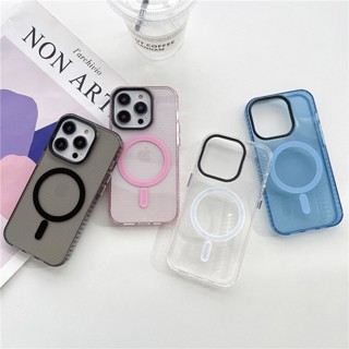 &lt;เคส Iphone&gt; iPhone 14 Pro max, iPhone 13 Pro max, iPhone 12 Pro max, เคสป้องกันโทรศัพท์มือถือ แบบแม่เหล็กรังผึ้ง