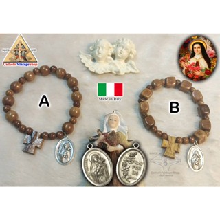 สายประคำ ข้อมือ คาทอลิก เหรียญนักบุญเทเรซาแห่งพระกุมารเยซู St.Therese Rosary bracelet Catholic ศาสนาคริสต์