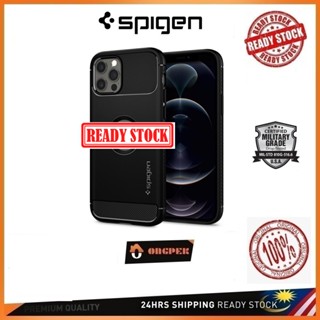 Spigen เคสโทรศัพท์มือถือ ทนทาน สําหรับ IPHONE 11 12 IPHONE 12 MINI IPHONE 12 PRO IPHONE 12 PRO MAX