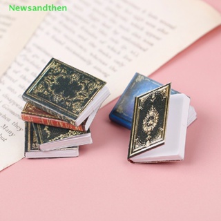 Newsandthen โมเดลหนังสือคลาสสิกจิ๋ว 1:12 อุปกรณ์เสริม สําหรับตกแต่งบ้านตุ๊กตา 3 ชิ้น ต่อชุด