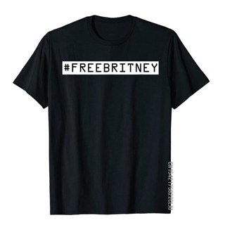 เสื้อยืดคอกลม ผ้าฝ้าย พิมพ์ลาย Free Britney สําหรับผู้ชายS-5XL