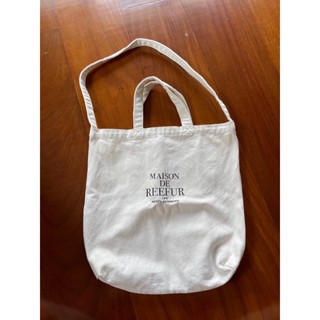 กระเป๋าผ้าดิบ tote bag แบรนด์ maison de reefur