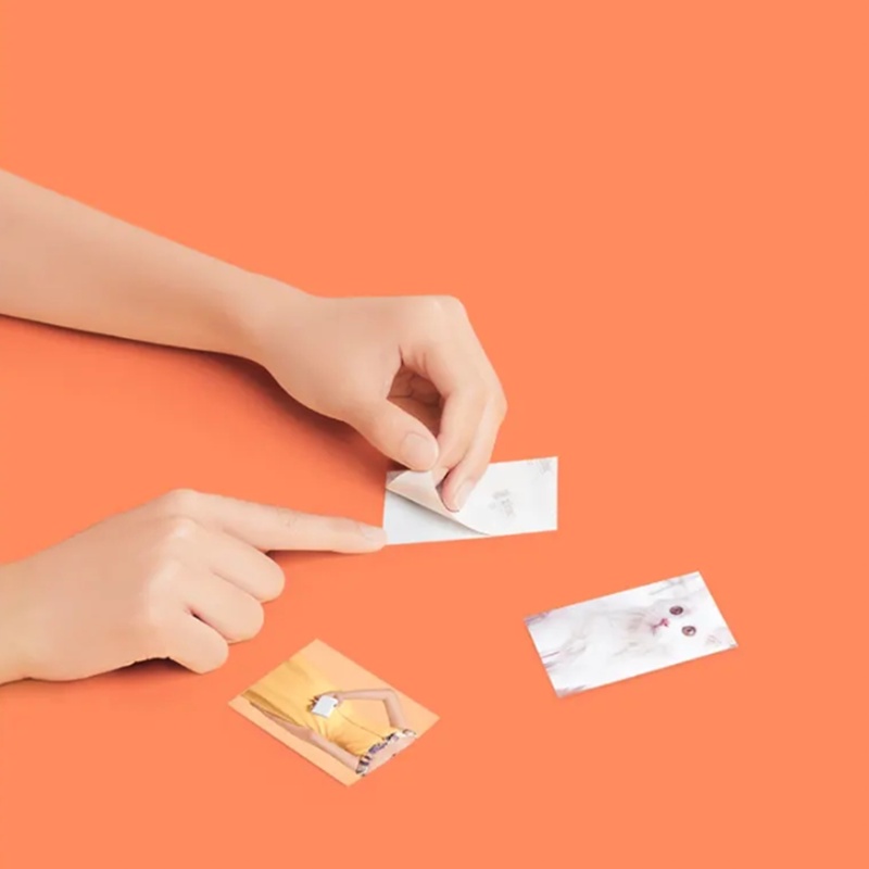 Xiaomi ZINK Pocket Printier กระดาษพิมพ์ภาพถ่ายแบบมีกาวในตัว 10/20/50 แผ่นสําหรับ Xiaomi 3 นิ้ว Mini Pocket Photo Printer