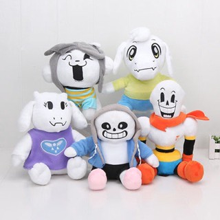 Undertale ตุ๊กตาของเล่นยัดไส้ Sans Papyrus Temmie Toriel Asriel TV Version