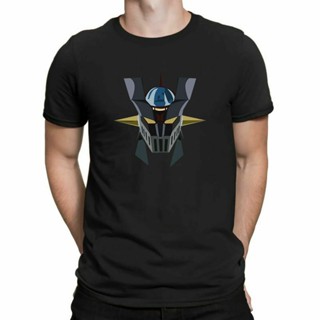 Sanc6 [พร้อมส่ง] เสื้อยืดผ้าฝ้าย 100% พิมพ์ลายหุ่นยนต์ Mazinger Z Head พลัสไซซ์ พลัสไซซ์ ของขวัญคริสต์มาส สําหรับผู้ชาย