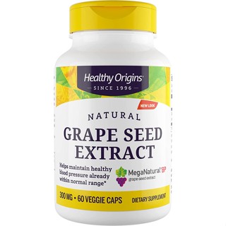 Healthy Origins MegaNatural-BP Grape Seed Extract 300 mg 60 Capsules