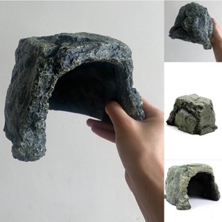 Stone Cave ถ้ำซ่อนตัว งานเรซิ่น สำหรับเต่าบก ตุ๊กแก เก็คโค กิ้งก่า กบ​ งู​​ ตะขาบ ตกแต่งตู้สัตว์เลื้อยคลาน