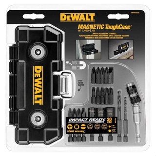 DEWALT ชุดดอกไขควง20ชิ้น+กล่อง Magnetic ToughCase DWMTCIR20