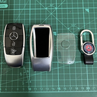 เคสโลหะรีโมทรถ Mercedes-Benz 2022 สามารถถอดกุญแจรีโมทได้ High Grade Metal Aluminum Alloy Key Cover with transparent push