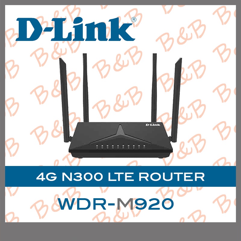 D-LINK DWR-M920 4G N300 LTE Router BY B&amp;B ONLINE SHOP