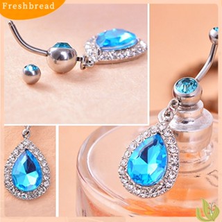 【Fresh】❀จิวสะดือประดับ Rhinestone สำหรับสตรี