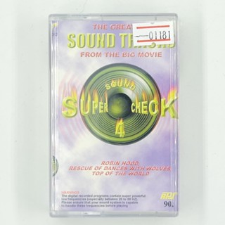 [01181] Sound Super Check 4 : The Greatest Sound Tracks form the Big Movie (TAPE)(USED) เทปเพลง เทปคาสเซ็ต มือสอง !!