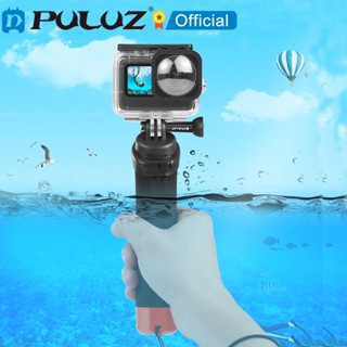 Puluz แท่งโฟมลอยน้ํา พร้อมสายคล้องคอ ปลดเร็ว สําหรับ GoPro DJI Action 2 Xiaoyi และกล้องแอคชั่นอื่นๆ