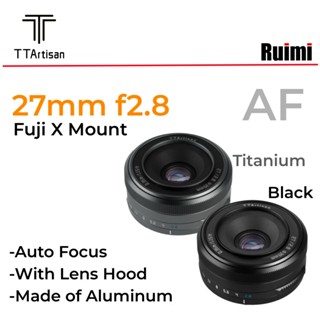 TTArtisan 27mm F2.8 ออโต้โฟกัส APS-C เลนส์สําหรับฟูจิ X เมาท์กล้อง X-S10 X-T4 X-E2S X-Pro3 X-E3 X-T200 X-T30