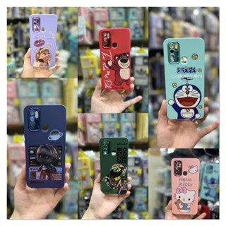 เคสกำมะหยี่​ ลาย​การ์ตูน​น่ารัก​ สำหลับ Oppo A17 A57 (4G) A57(5G) A77(5G) Reno6z (5G)