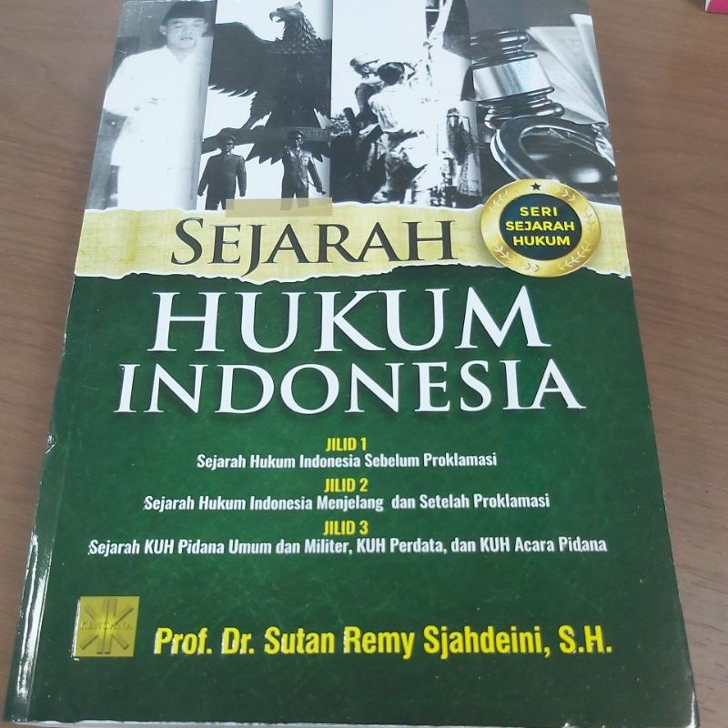 ขาย INDONESIAN LEGAL HISTORY BOOKS SUTAN REMY SJAHDEINI LEGAL HISTORY SERIES