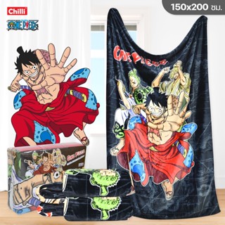 "ของแท้ 100%" JHC ผ้าห่มขนมิ้งค์ ONE PIECE 2201  นุ่มเฟร่อร์ ขนาด 150*200 cm.