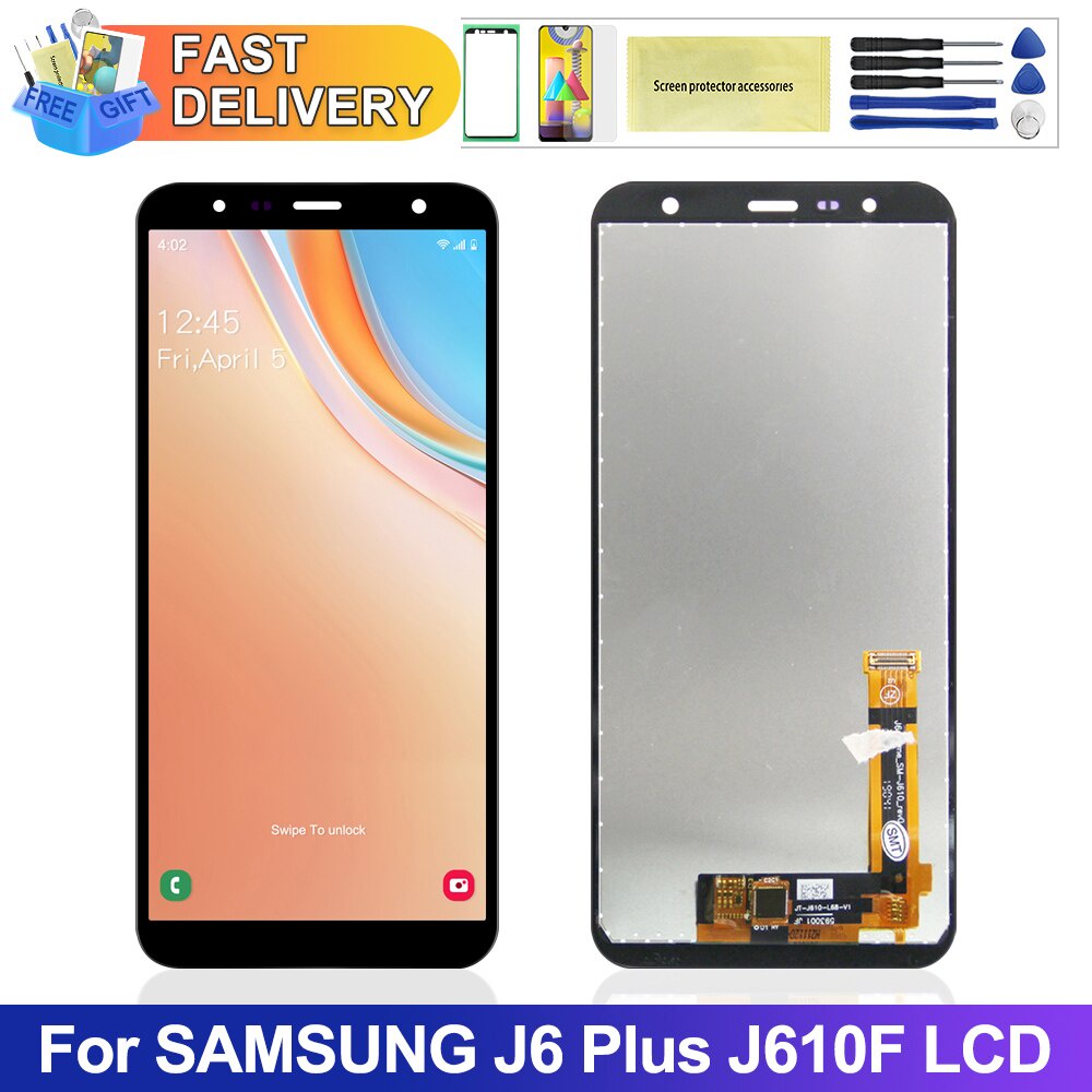 สําหรับ Samsung Galaxy J4 + J415F/DS J415FN/DS จอแสดงผล Lcd Touch Screen Digitizer สําหรับ Samsung G