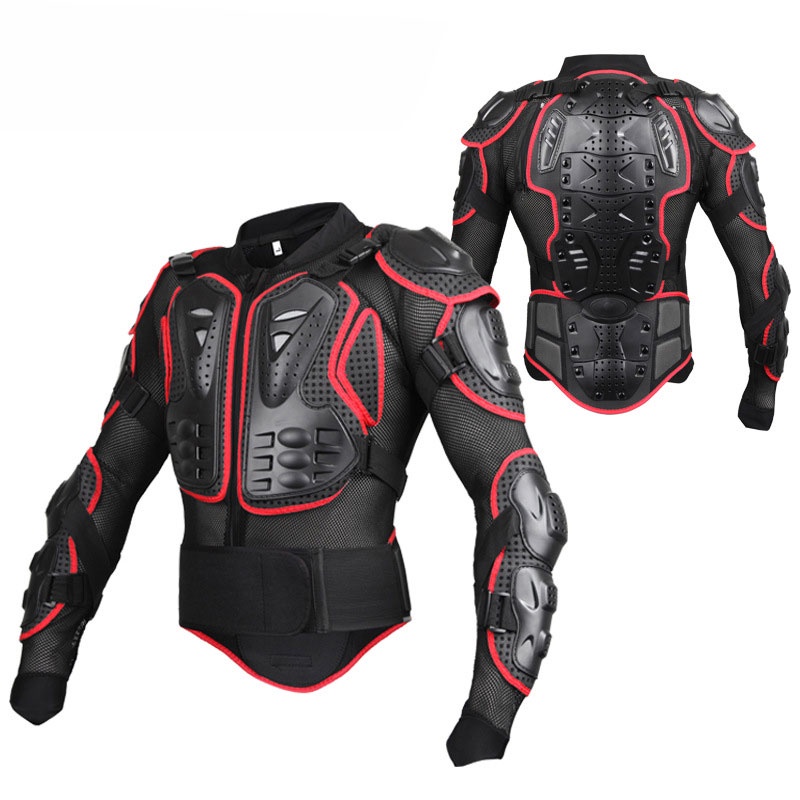 ลดกระหน่ำกกระแสน้ำารเลือกอย่างเป็นทางการอย่างเป็นทางการMotorcycle Jacket Men Full Body Motocross Racing Moto Jacket Ridi