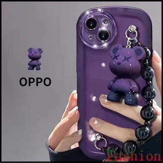 เคสOPPO A5 2020 Purple Violent Bear Bracelet case for OPPOA54 4G soft casesOPPO A31 2002 เคส OPPO A94 FIND X5 PRO X3PRO A17 Realme C33 Realme9i Realme6 6i Realme C31 C35 A77 CASES RENO4 4G A17 A16 A15 A15S F17 PRO F9 F11 PRO Realme5 5i cases