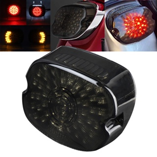 LED Tail Light Motorcycle Plug and play Brake Turn Signal Rear Lights for Sportster Dyna Electra Glide Road Touring Soft