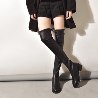 New Overknee Boot รองเท้าบูทหนังบุขนยาวเหนือเข่า