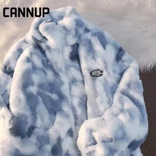 CANNUP เสื้อโค้ทขนแกะผู้หญิงหนาแบบเกาหลี อบอุ่นมาก 2022 ใหม่ S131004
