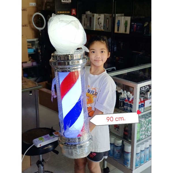 💈ไฟหมุนวินเทจ ไฟหมุนร้านตัดผม✨💈Barber pole 💯📦