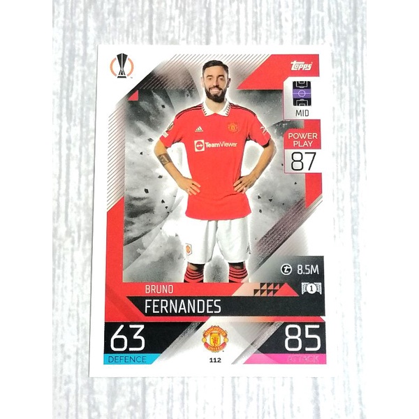 การ์ดฟุตบอล Match Attax 2022/23 MANCHESTER UNITED