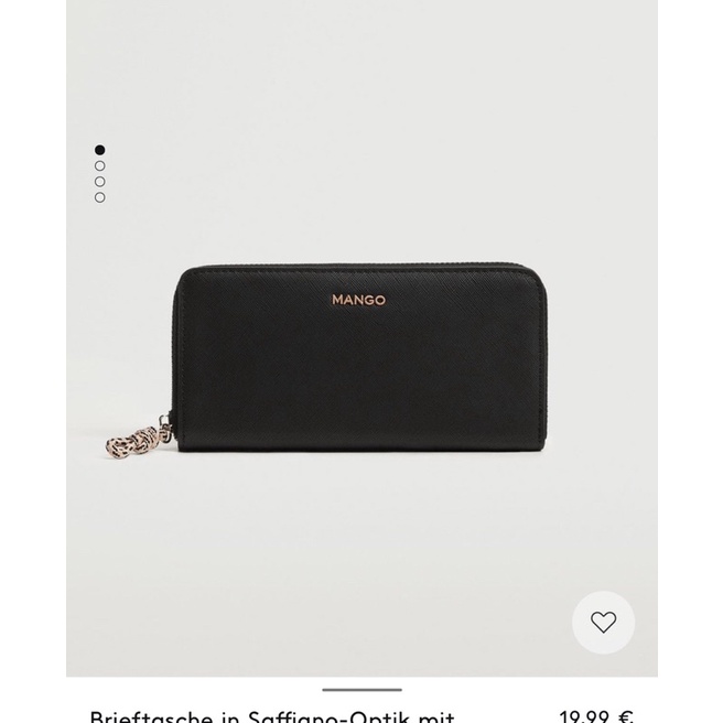 Mango Auth store Germany กระเป๋าสตางค์ใบยาว fullbill และรูปถ่ายจริง MSV0240