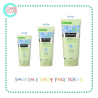 Smooth E Babyface Scrub 1.2 oz. (36 กรัม) / 2.2 oz. (66 กรัม) / 4.0 Oz. (120 กรัม) สมูทอี เบบี้ เฟส สครับ ไม่มีฟอง