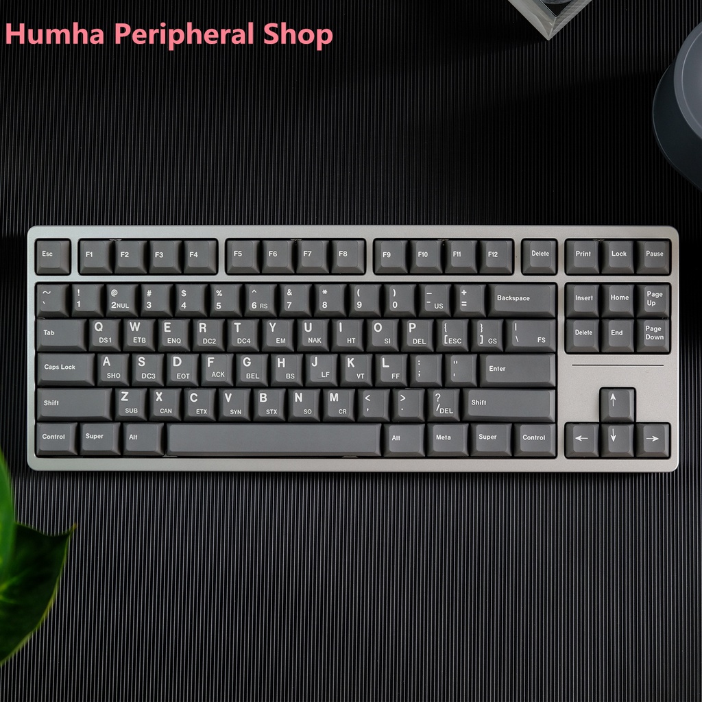 Humha ASCII keycap PBT วัสดุ Dye-Sublimation โปรไฟล์เชอร์รี่คีย์บอร์ด keycap ส่วนบุคคล keycaps GMK A