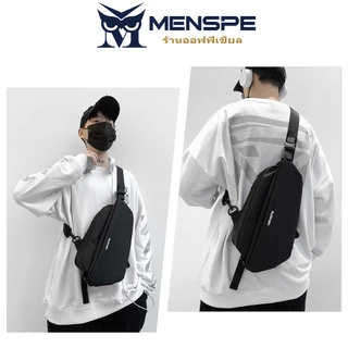 MENSPE กระเป๋าสะพายแฟชั่นผู้ชาย กันน้้า สะพายได้หลายรูปแบบ