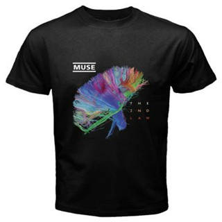 Tmgts1 {พร้อมส่ง เสื้อยืดผ้าฝ้าย พิมพ์ลาย Muse *The 2Nd Law Rock พลัสไซซ์ ของขวัญคริสต์มาส สําหรับผู้ชาย XS-6XLสามารถปรั